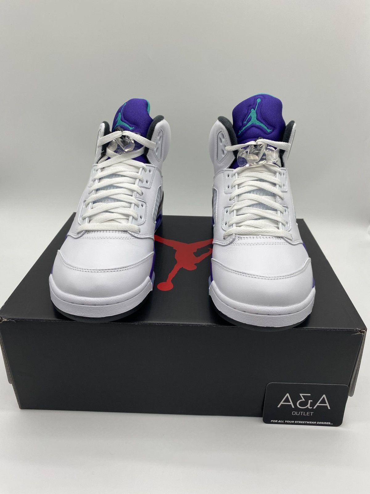 Jordan Brand Jordan 5 Retro Grape US 10 Brand New Free Shipping Size US 10 / EU 43 - 3 Thumbnail