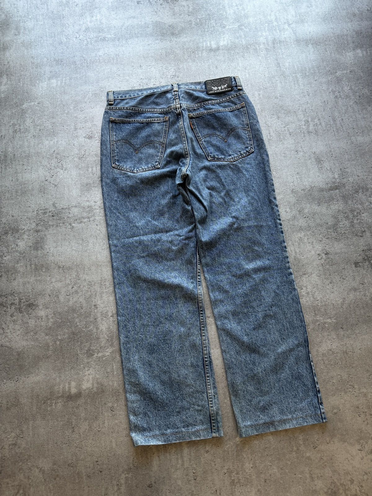 Levi's × Vintage Levi’s orange tab vintage 90s 80s baggy jeans denim y2k rap Size US 34 / EU 50 - 2 Thumbnail