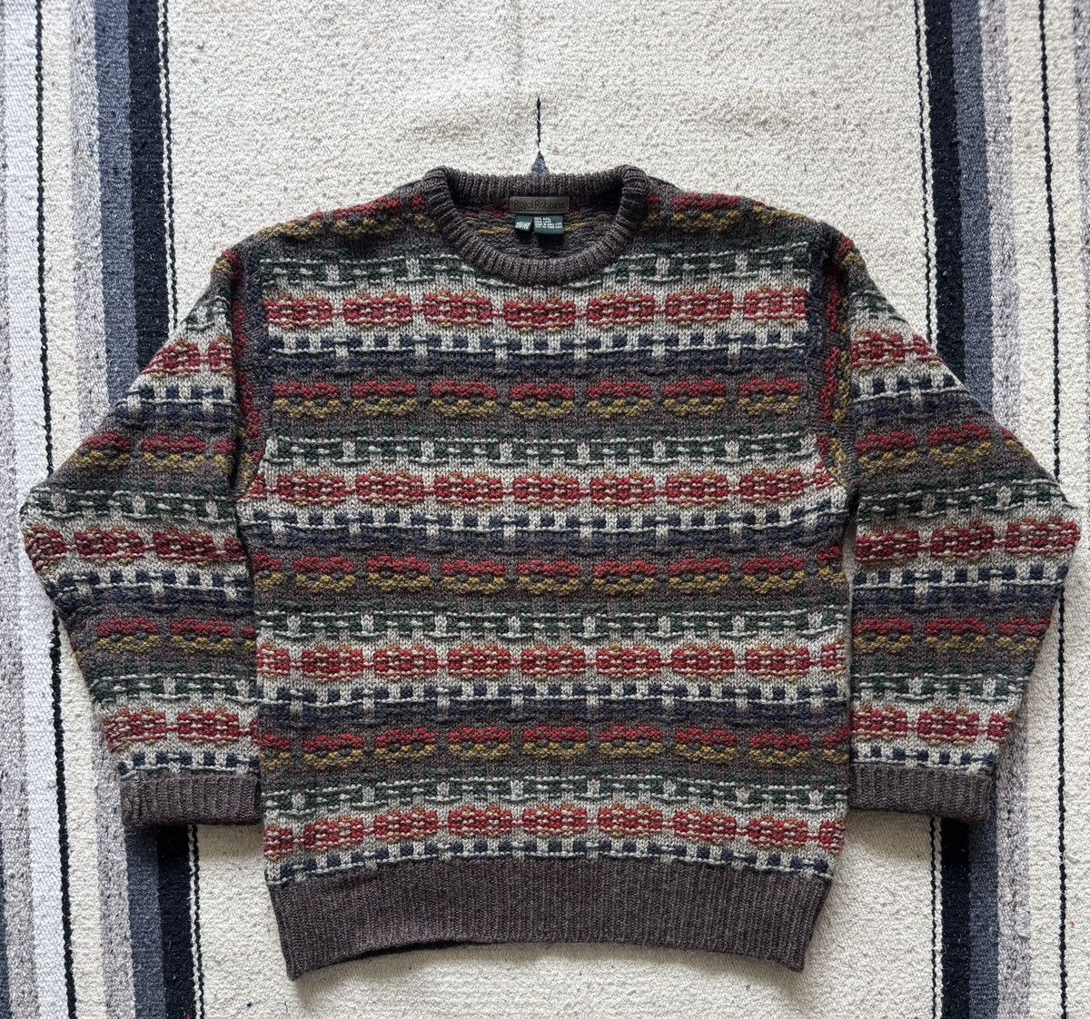 Royal Robbins Vintage 90s Royal Robbins Grandpa Sweater Size Medium Size US M / EU 48-50 / 2 - 1 Thumbnail