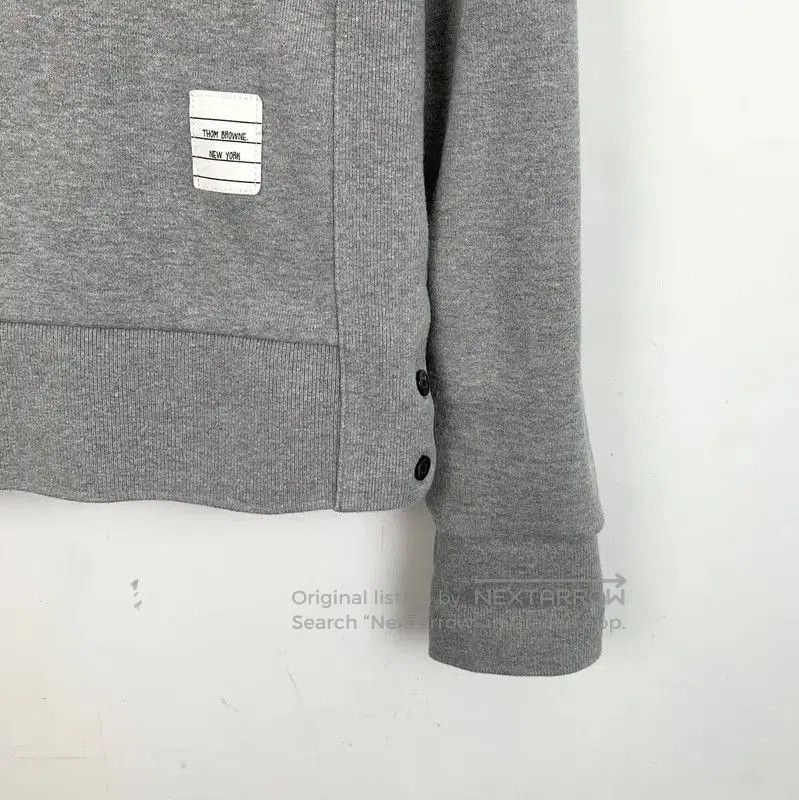Thom Browne Thom Browne Gray Cotton Sweatshirt for Women . Size M / US 6-8 / IT 42-44 - 4 Thumbnail