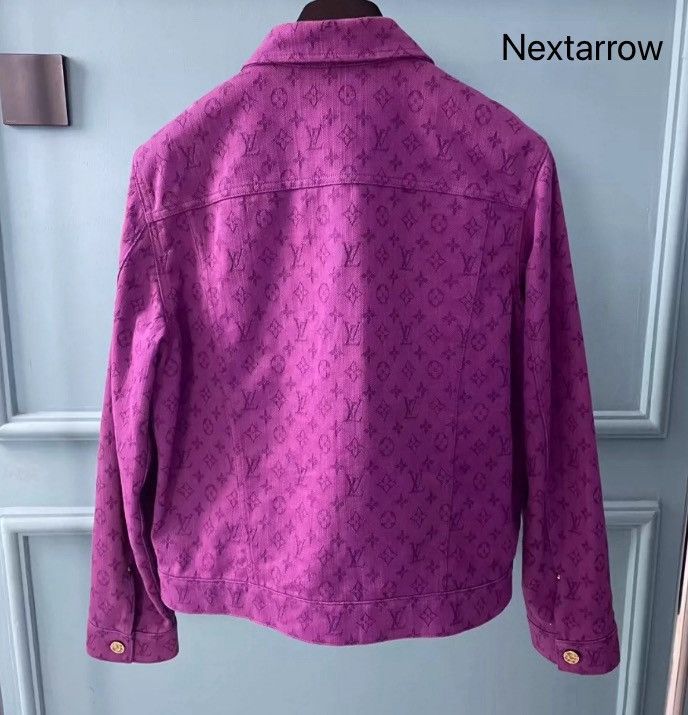 Louis Vuitton Louis Vuitton purple full print denim jacket 2412-Nextarrow Size US M / EU 48-50 / 2 - 2 Thumbnail