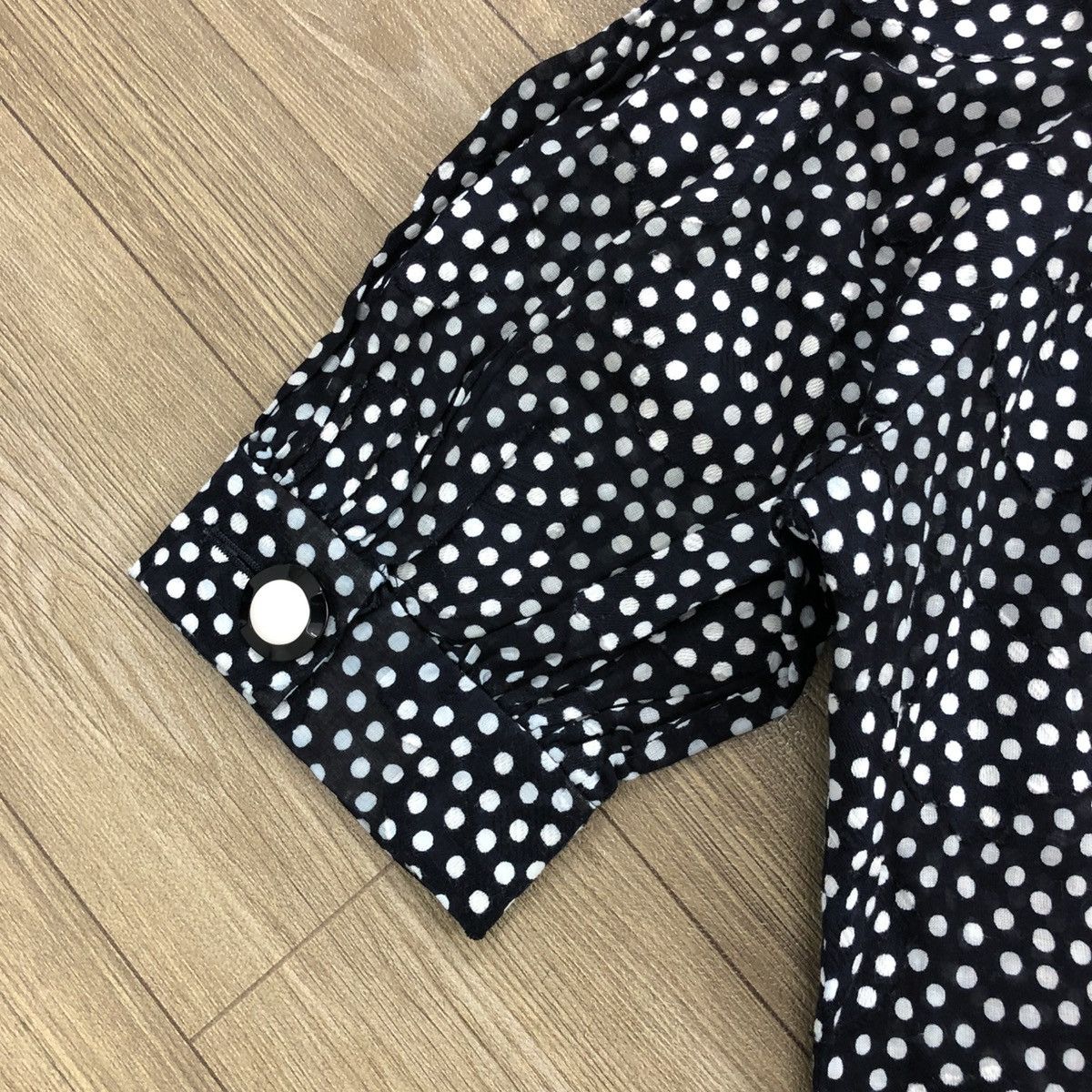 Givenchy × Vintage Vintage Givenchy Nouvelle Boutique Polkadot Button Up Shirt Size M / US 6-8 / IT 42-44 - 10 Thumbnail