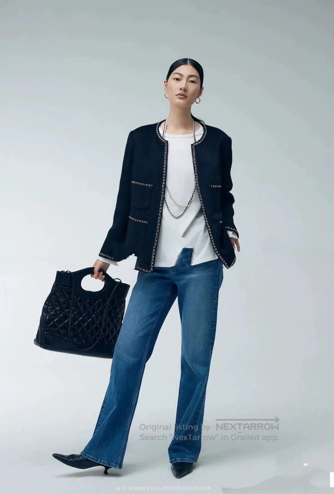 Chanel Chanel Classic Four-Pocket Chain Cardigan. Size XXS / US 00 / IT 34 - 1 Thumbnail