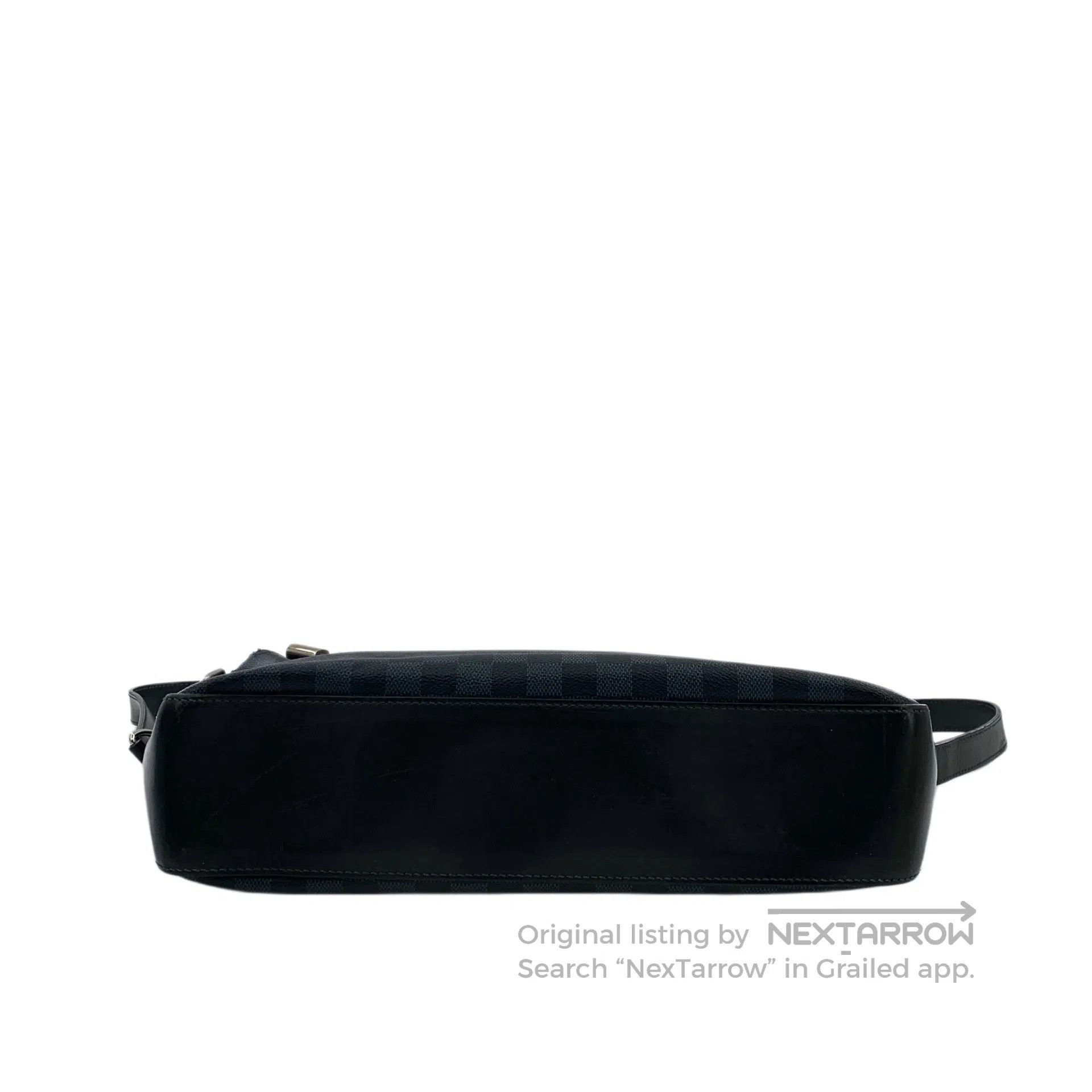 Louis Vuitton Louis Vuitton Dark blue checkered document bag single shou Size ONE SIZE - 5 Thumbnail