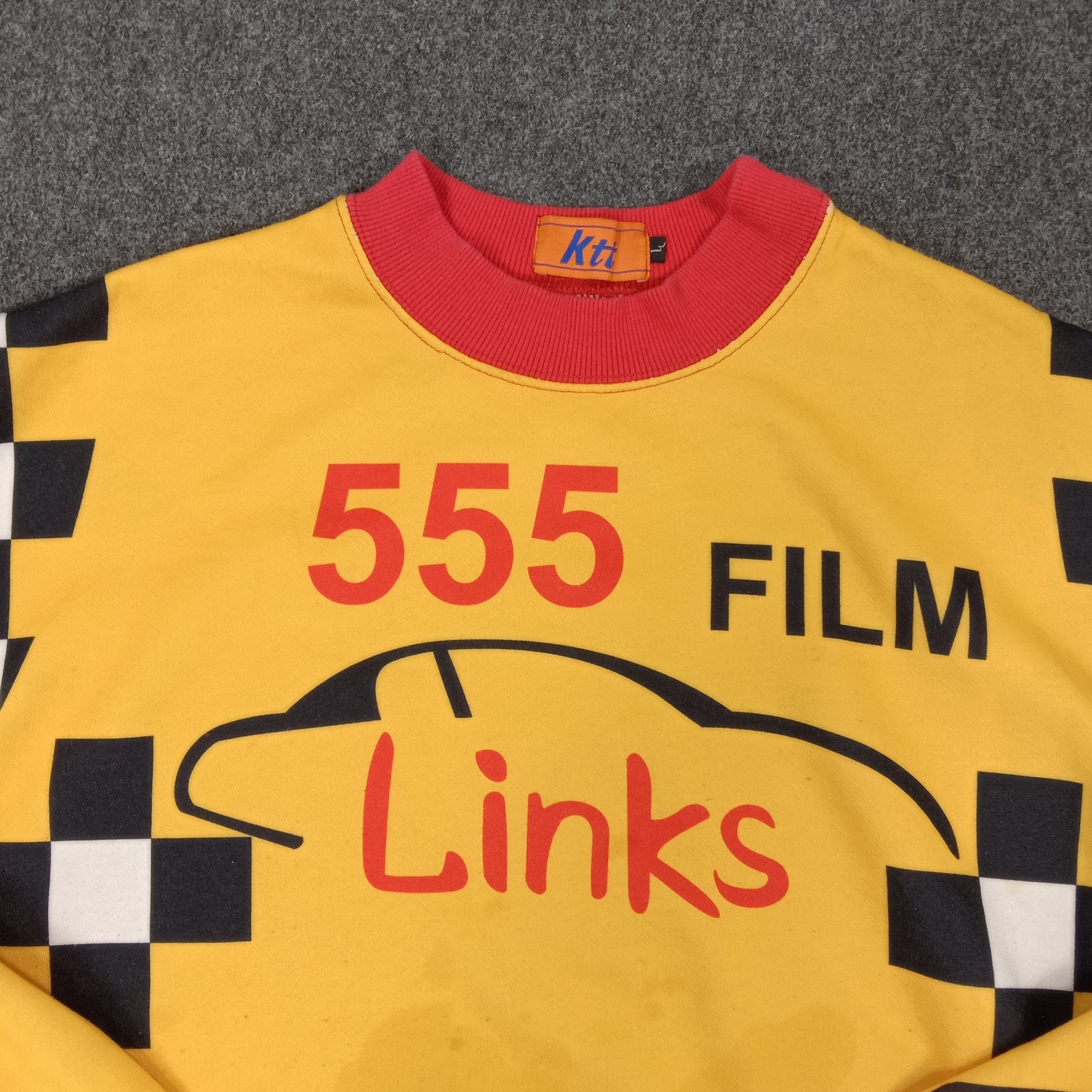 Japanese Brand × Vintage KTT 555 Film Link Racing Japanese Team Sweatshirt Size US L / EU 52-54 / 3 - 3 Thumbnail