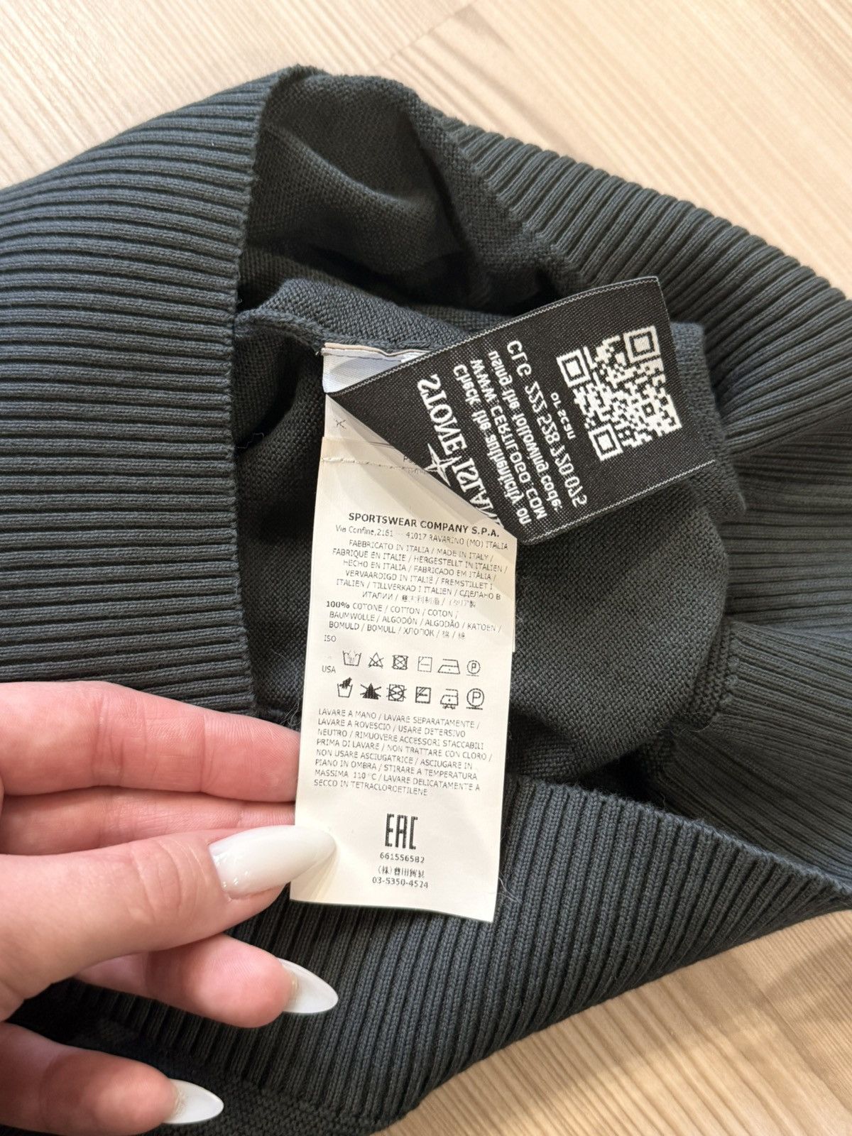 Stone Island Stone Island Quarter Button Mock Neck Jumper Charcoal S/M Size US S / EU 44-46 / 1 - 12 Thumbnail