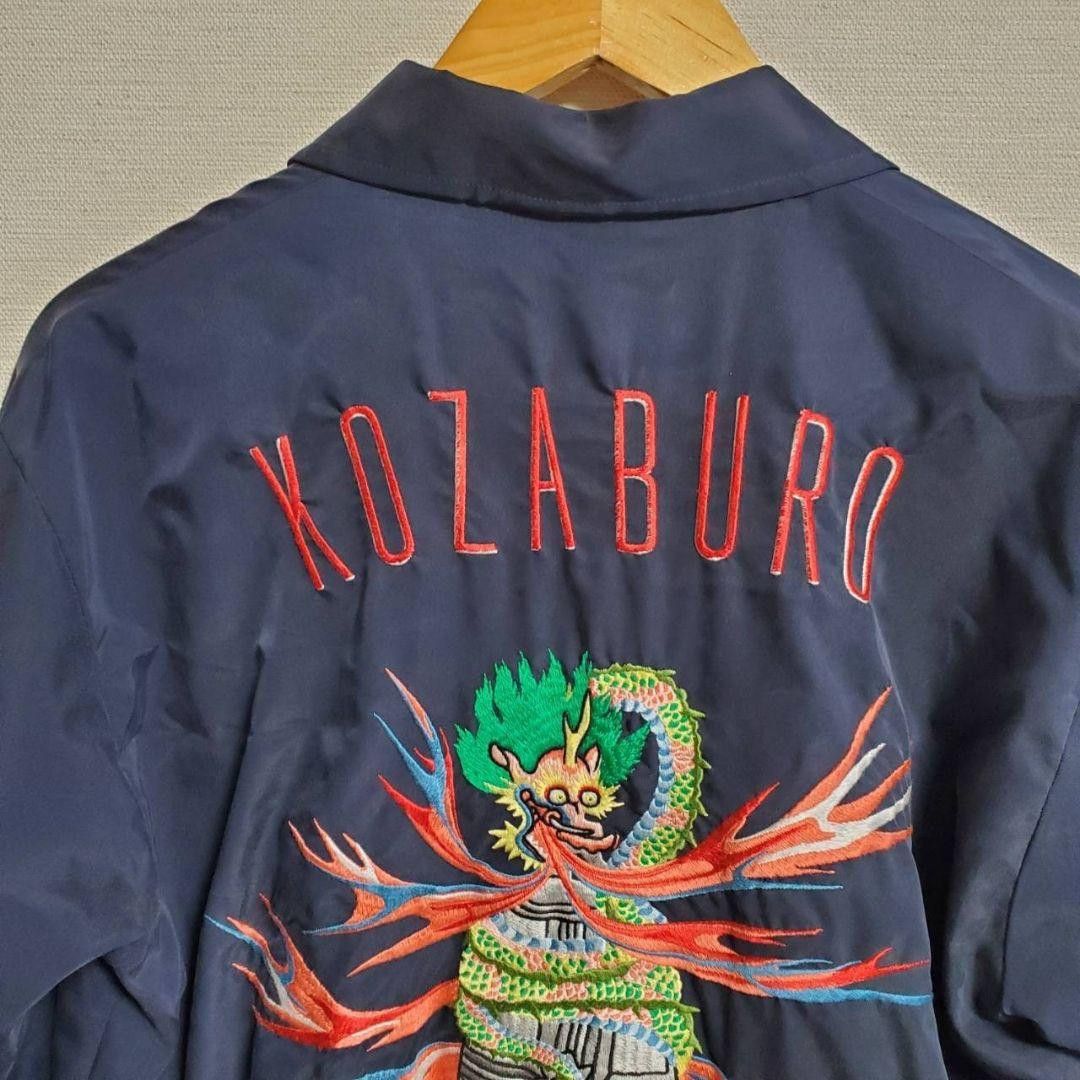 KOZABURO KOZABURO Satin Reversible Souvenir Jacket Navy 1 Size US S / EU 44-46 / 1 - 2 Thumbnail