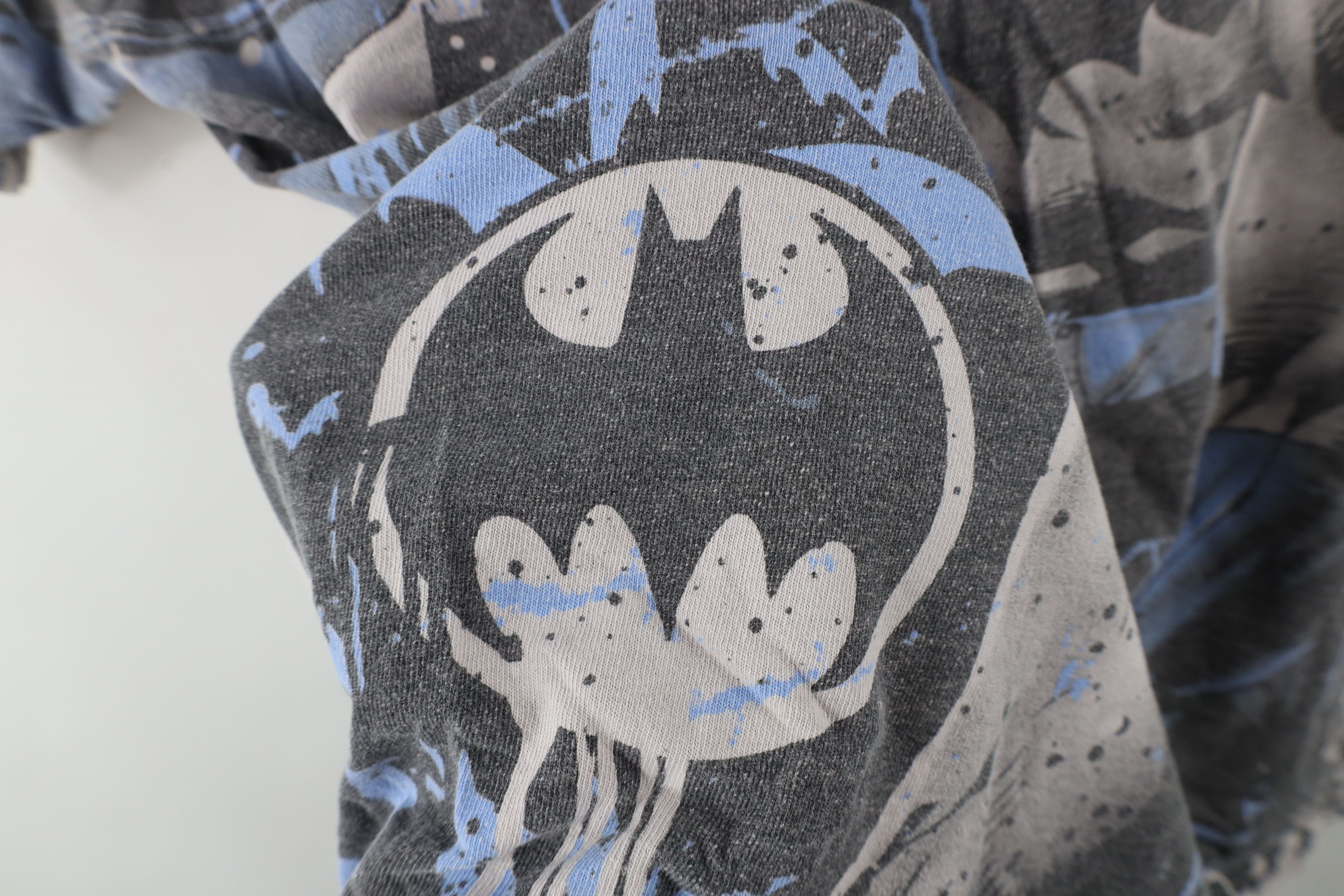 DC Comics × Vintage Vintage Y2K DC Comics Over Print Batman Short Sleeve T-Shirt Size US L / EU 52-54 / 3 - 6 Thumbnail