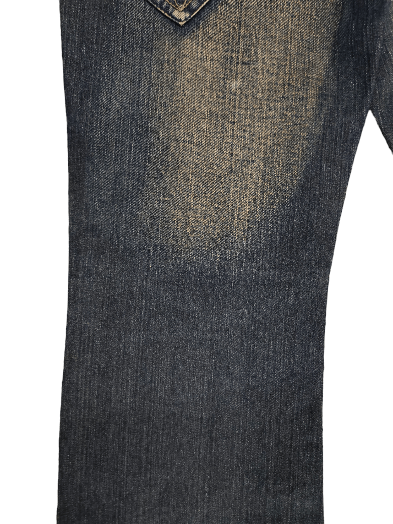 If Six Was Nine Flare Jeans Allout Clawmark Faded Denim Bootcut Y2k Size US 30 / EU 46 - 16 Thumbnail