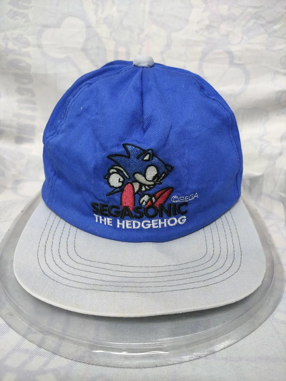 Japanese Brand SEGA SONIC THE HEDGEHOG 1994 VINTAGE CAP Size ONE SIZE - 3 Thumbnail