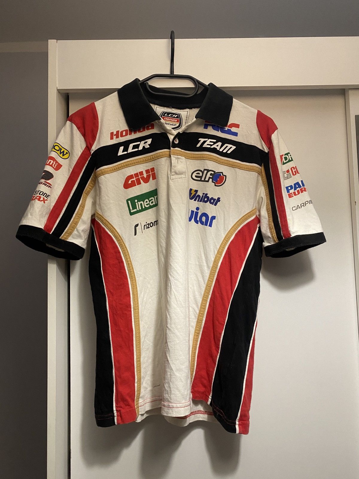 Vintage Vintage lcr honda moto gp polo shirt Size US S / EU 44-46 / 1 - 1 Thumbnail