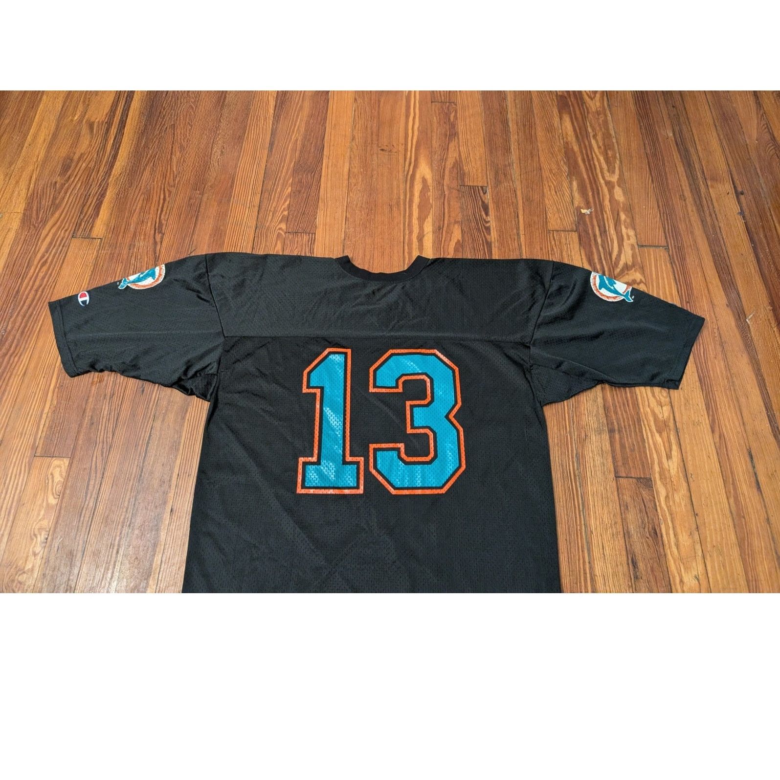 Champion Champion VTG Dan Marino Black Jersey Size 48/XL Size US XL / EU 56 / 4 - 4 Thumbnail