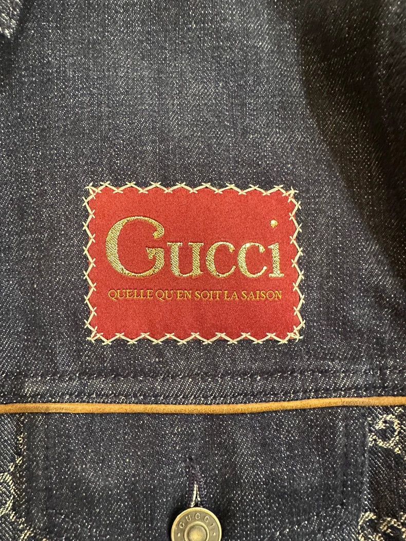 Gucci Gucci Full-print denim jacket Size US S / EU 44-46 / 1 - 3 Thumbnail