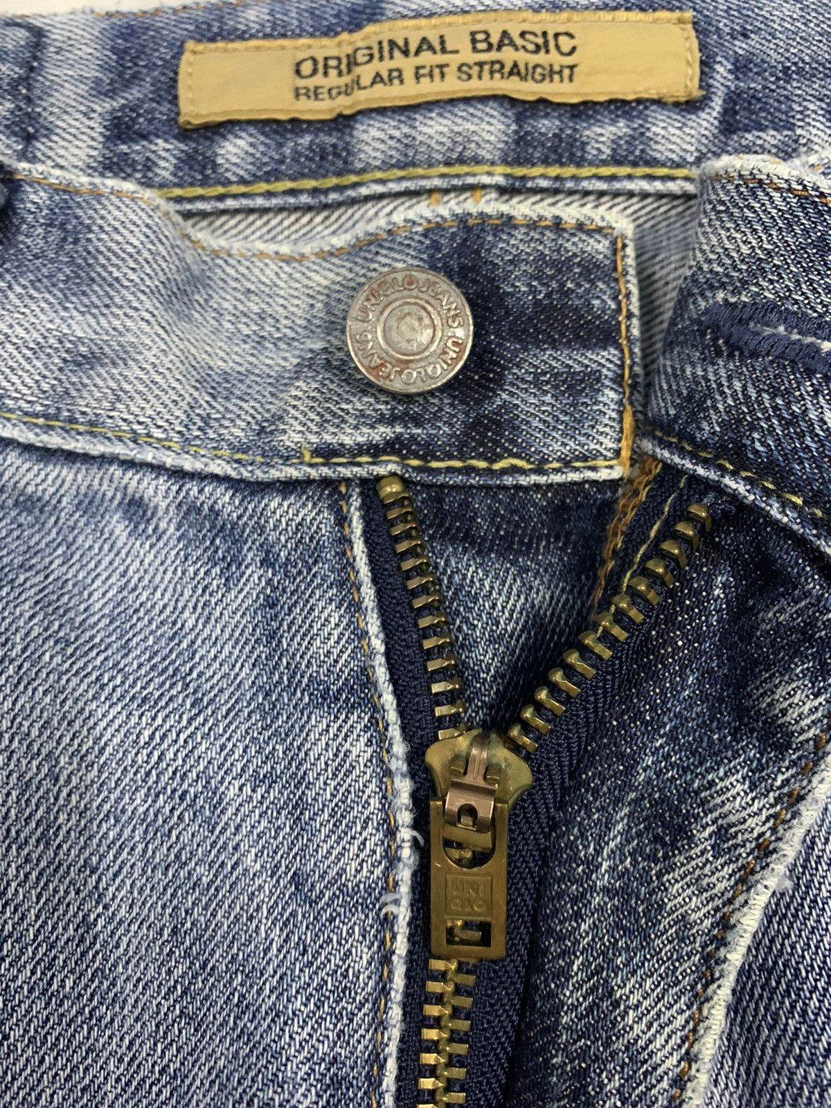 Undercover × Uniqlo Vintage Uniqlo S002 Blue Wash Distressed Grunge Jeans Size US 29 - 4 Thumbnail