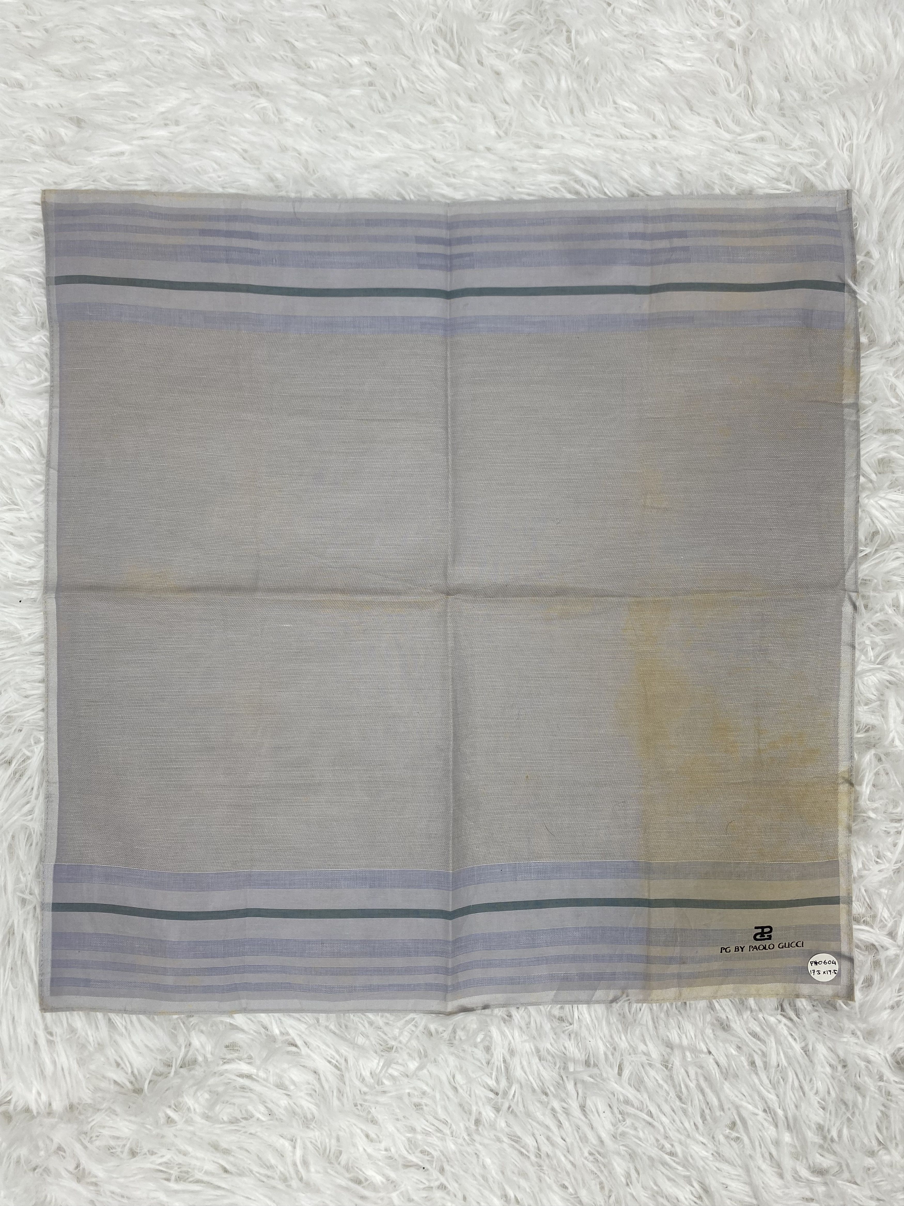 Paolo Gucci Vintage Paolo Gucci Handkerchief Neckerchief PH0604 Size ONE SIZE - 7 Thumbnail