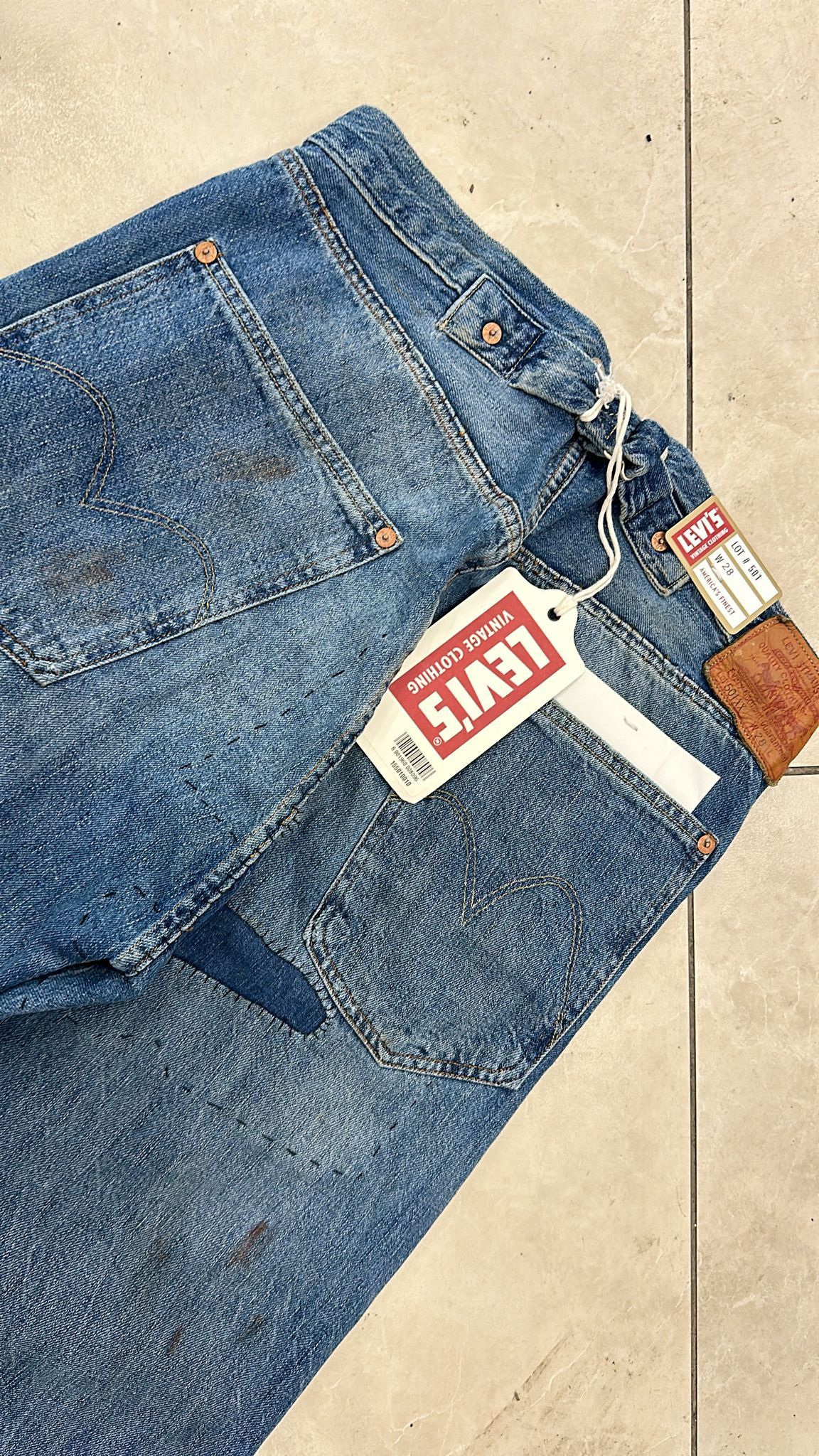 Levi's Vintage Clothing LVC Levi's Vintage Clothing 1915 501XX BigE Selvedge Jeans Size US 28 / EU 44 - 4 Thumbnail