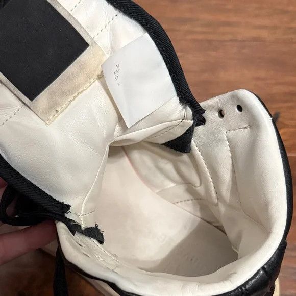 Converse × Rick Owens Drkshdw DRKSHDW TURBOWPN Mid Black Cloud Cream Sneakers Size US 6 / EU 39 - 5 Thumbnail