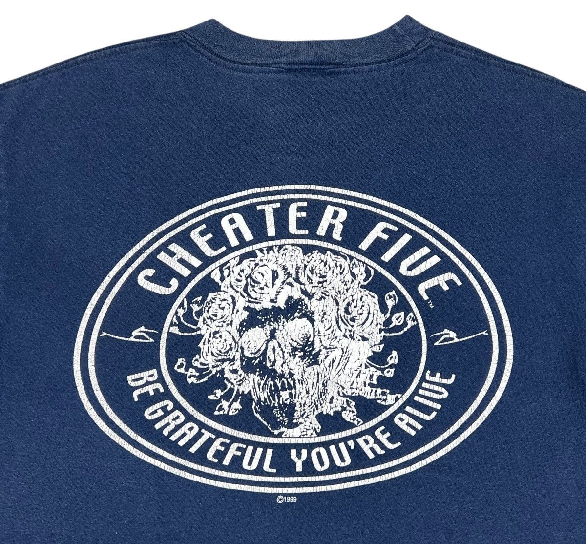 Vintage 90s Vintage Distressed CHEATER FIVE Surf Tee Size US M / EU 48-50 / 2 - 4 Thumbnail
