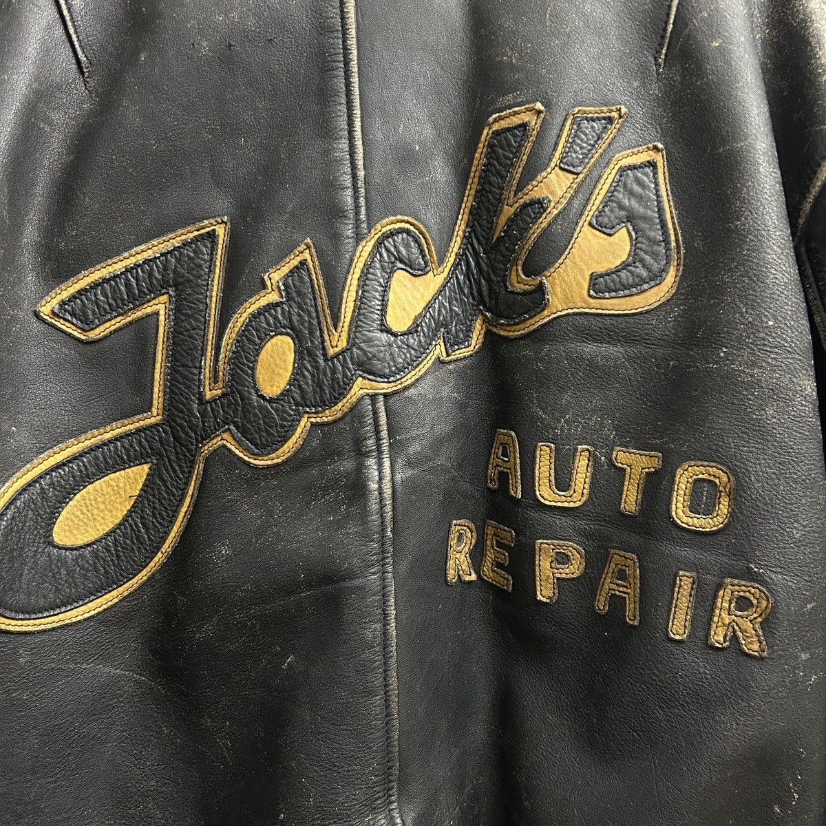 Diesel RARE Diesel Vintage Leather Jacket Biker Lines 80s 90s Size US L / EU 52-54 / 3 - 10 Thumbnail