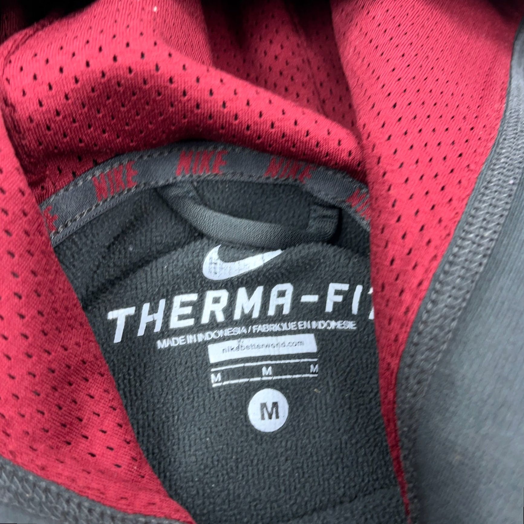 Nike Nike Hoodie Men M Gray Sweatshirt Therma Fit Performance Swoosh Sweatshirt Pullover All Seasons Hooded Zipper Logo Swoosh Athletics Sports Mens Size US M / EU 48-50 / 2 - 5 Thumbnail