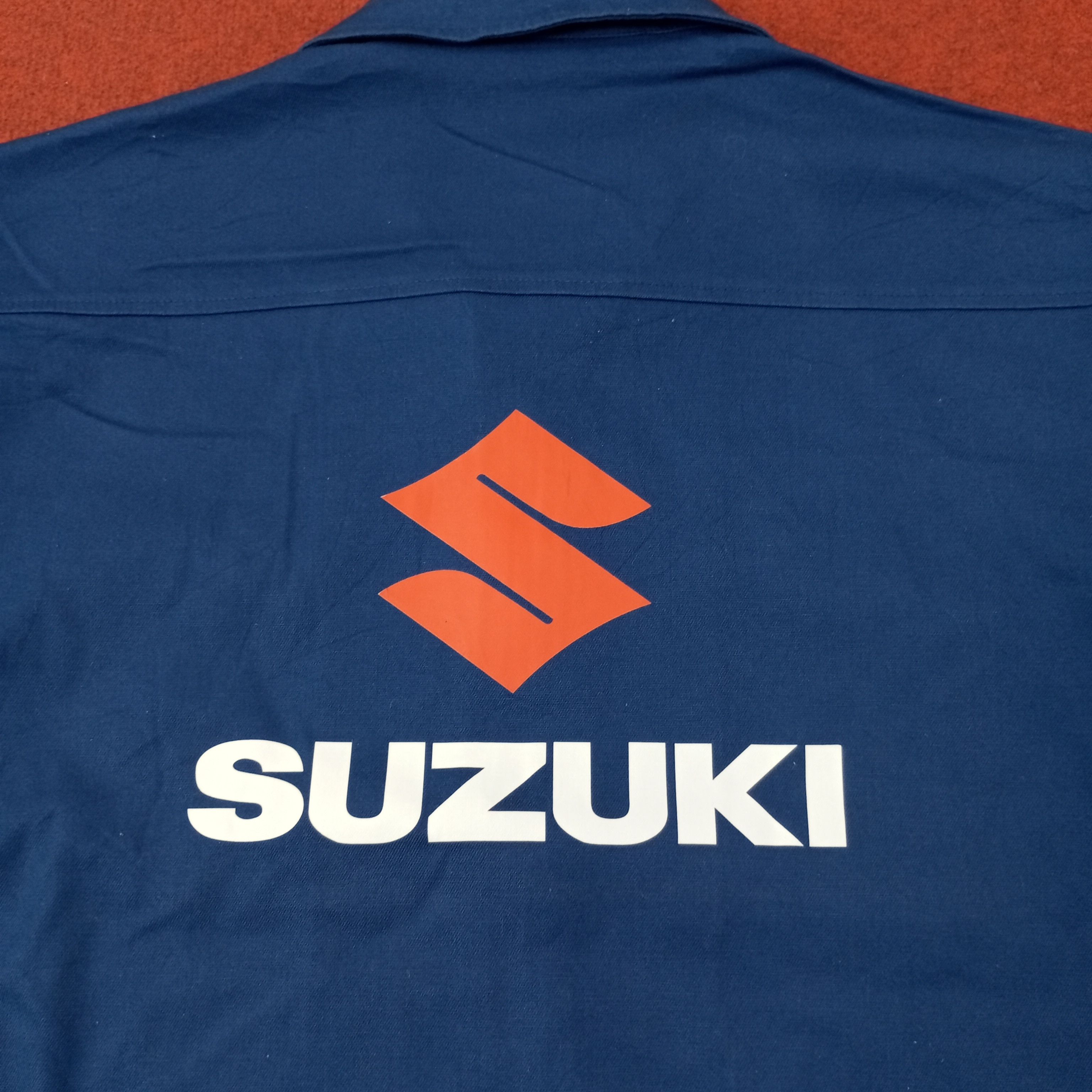 Japanese Brand × Vintage Suzuki Japanese Motorsports Custom Art Jacket c232n3 Size US L / EU 52-54 / 3 - 2 Thumbnail