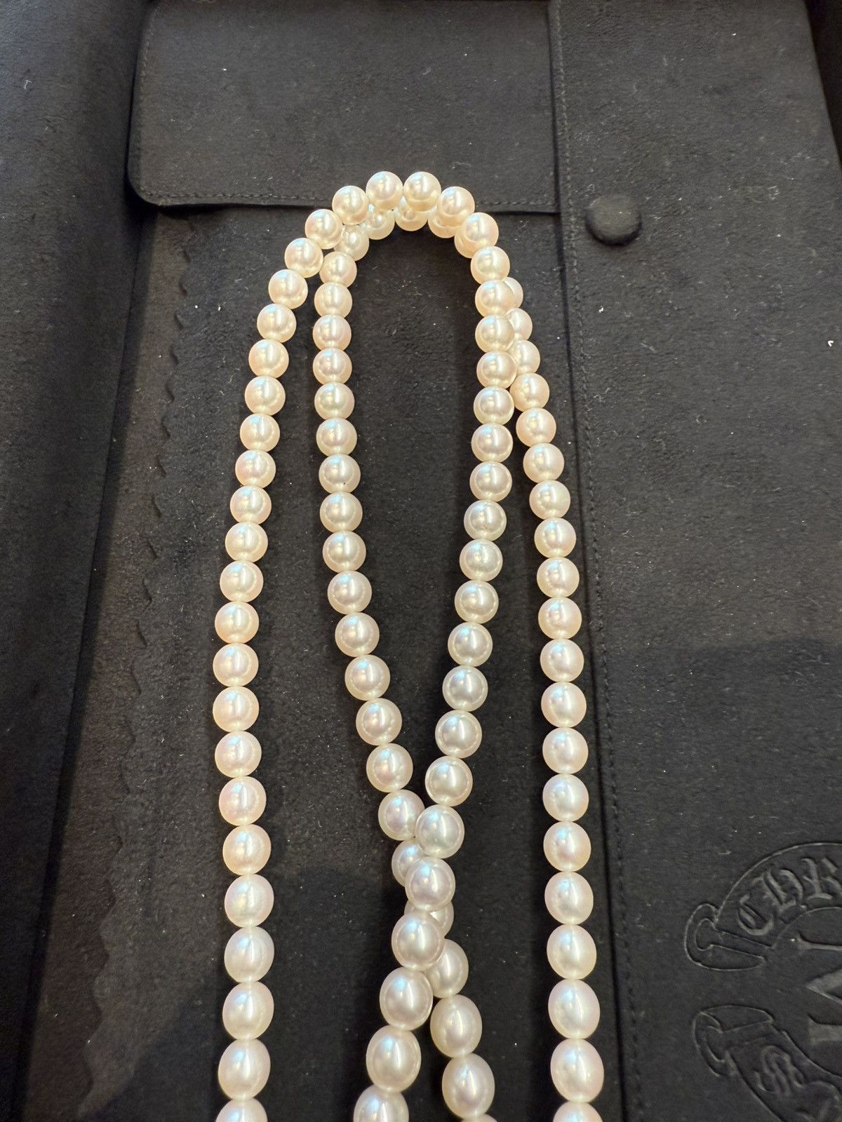 Chrome Hearts Chrome Hearts Mikimoto Pearl Necklace Size ONE SIZE - 4 Thumbnail