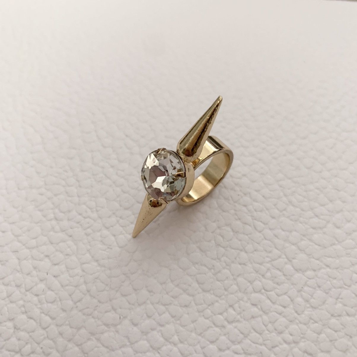 Jewelry Double spike crystal ring Size ONE SIZE - 13 Thumbnail