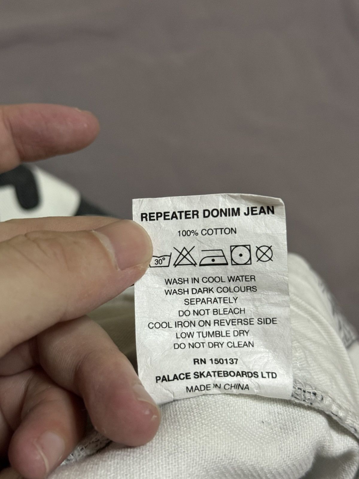 Palace Palace repeater donim jeans Size US 34 / EU 50 - 6 Thumbnail