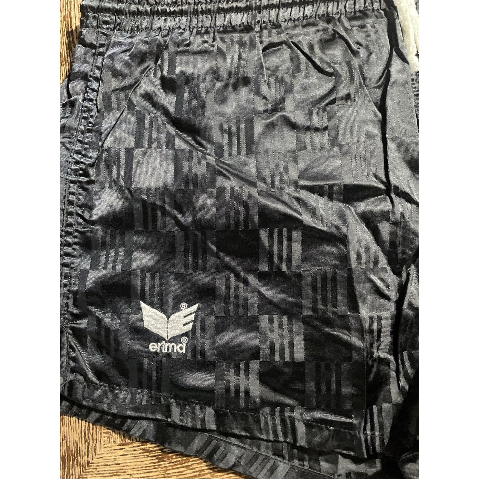 Erima Vintage ERIMA Football Shorts L 36 Black Shiny Nylon Ganz Size US 34 / EU 50 - 2 Thumbnail