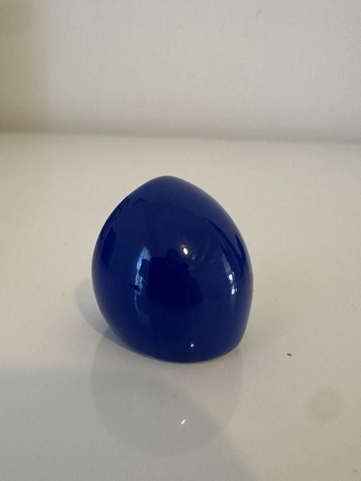 Saint Laurent Paris SAINT LAURENT OVERSIZED EGG RING IN METAL AND ENAMEL Size ONE SIZE - 6 Thumbnail