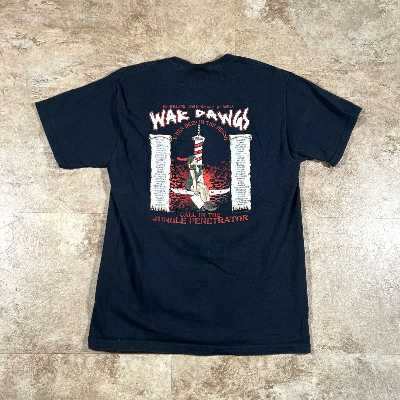 Vintage VINTAGE Bravo Company War Dawgs T-Shirt Men M Black 2009 Y2k Military Size US M / EU 48-50 / 2 - 2 Thumbnail