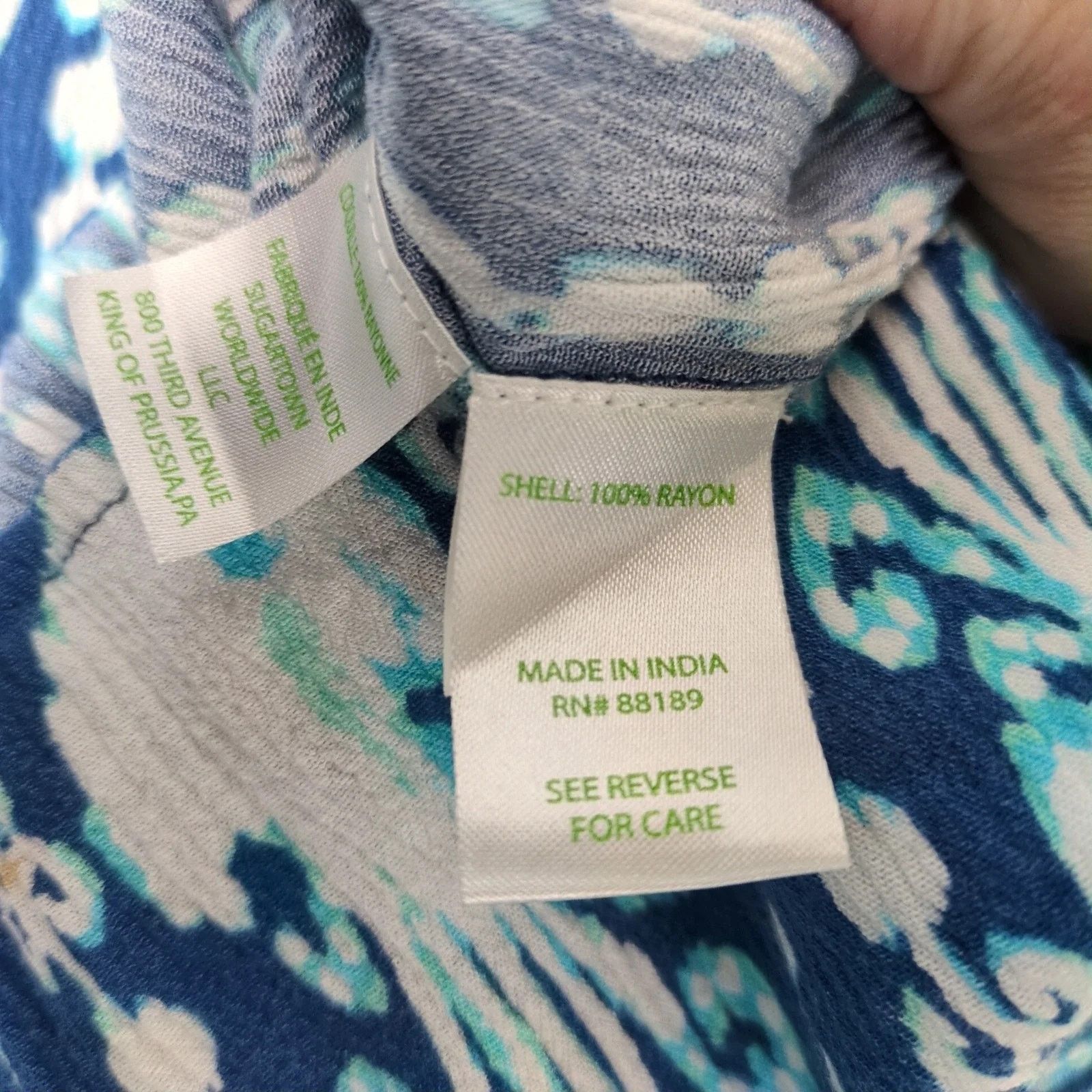 Lilly Pulitzer Lilly Pulitzer Elsa Romper Women's M Long Sleeve Indigo Size 30" / US 8 / IT 44 - 8 Thumbnail