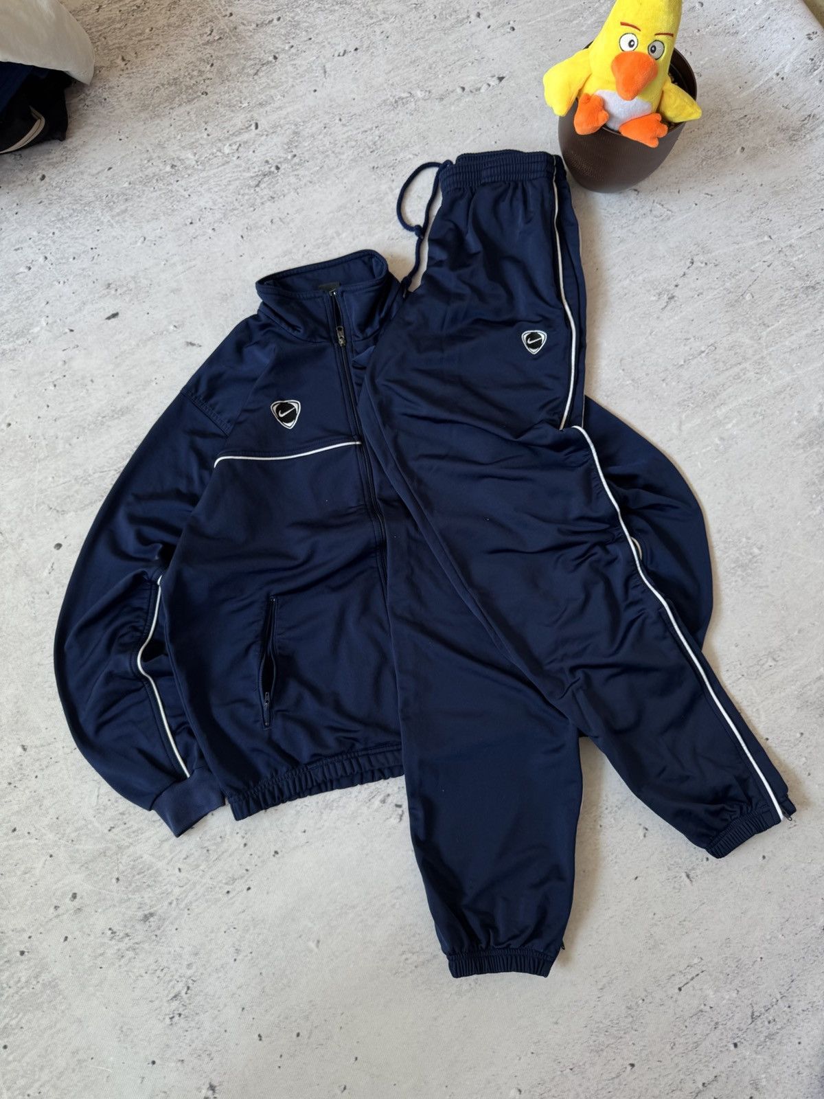 Nike × Vintage NIKE VINTAGE BASIC LOGO OVERSIZE BAGGY TRACK SUIT BAGGY FIT Size US M / EU 48-50 / 2 - 1 Thumbnail