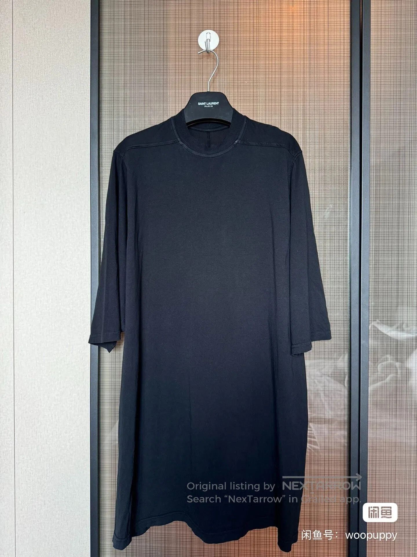 Rick Owens Drkshdw black oversized short sleeve t. Size US L / EU 52-54 / 3 - 1 Thumbnail