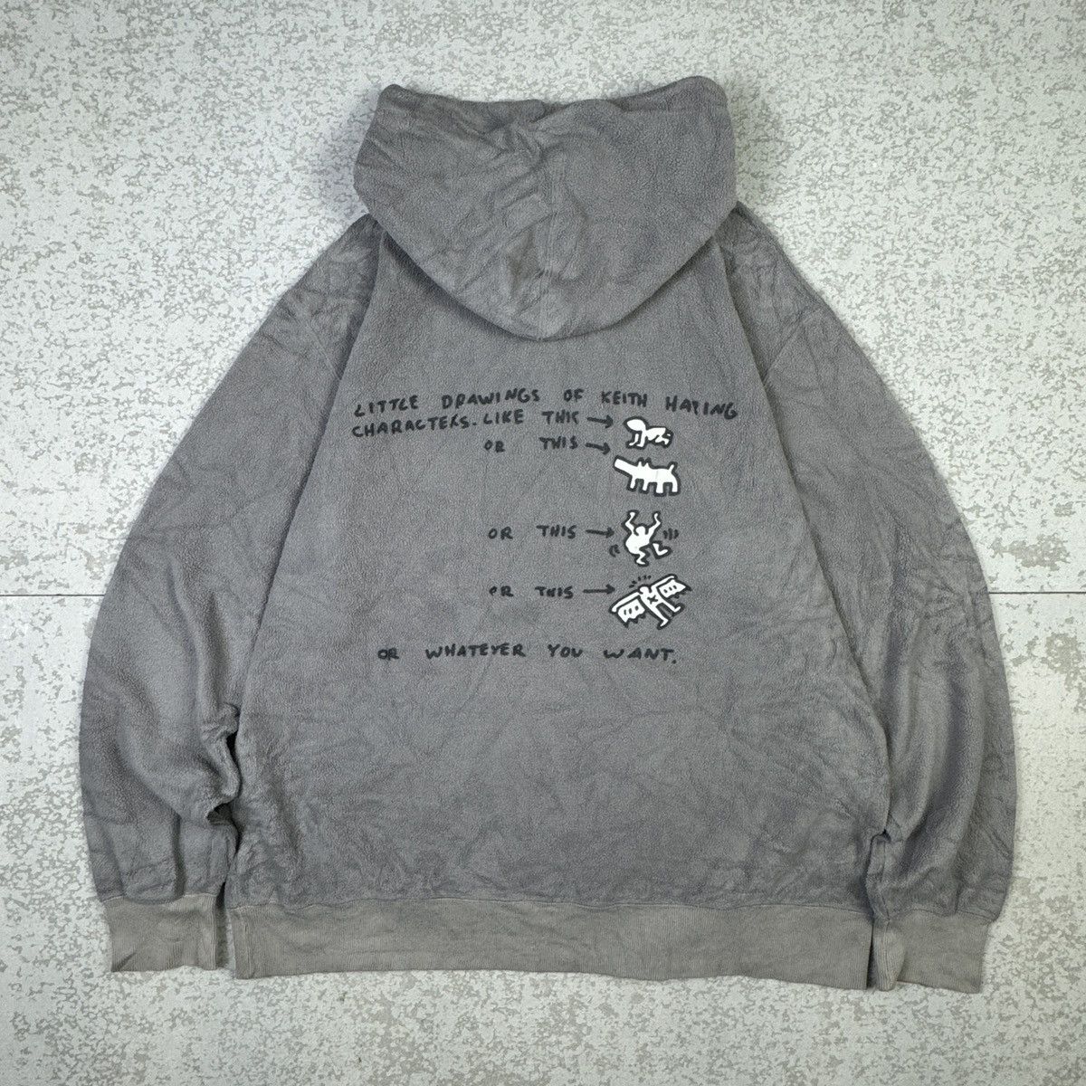 Japanese Brand × Keith Haring × Uniqlo 💥Keith Haring X Uniqlo Art Hoodie Size US XL / EU 56 / 4 - 1 Thumbnail