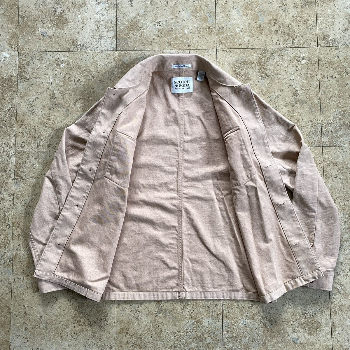 Scotch & Soda Scotch & Soda Textured Canvas Shirt Jacket Size US S / EU 44-46 / 1 - 3 Thumbnail