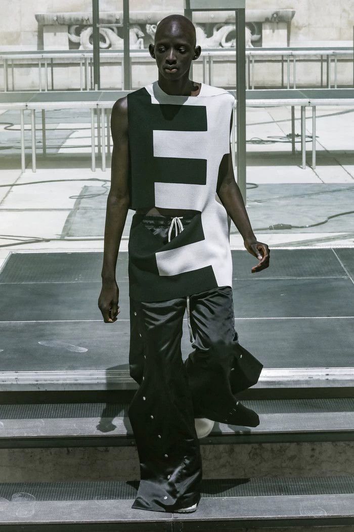 Rick Owens Rick Owens 19SS Show Style Derived from Piano-Key Elements Size 36R - 2 Thumbnail
