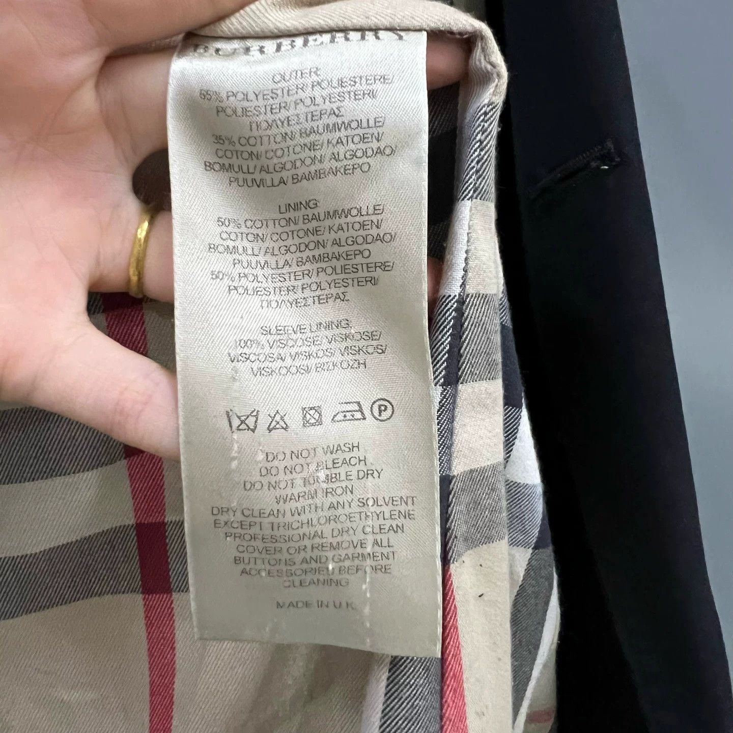 Burberry Burberry Black Double-Breasted Trench Coat Size US S / EU 44-46 / 1 - 3 Thumbnail