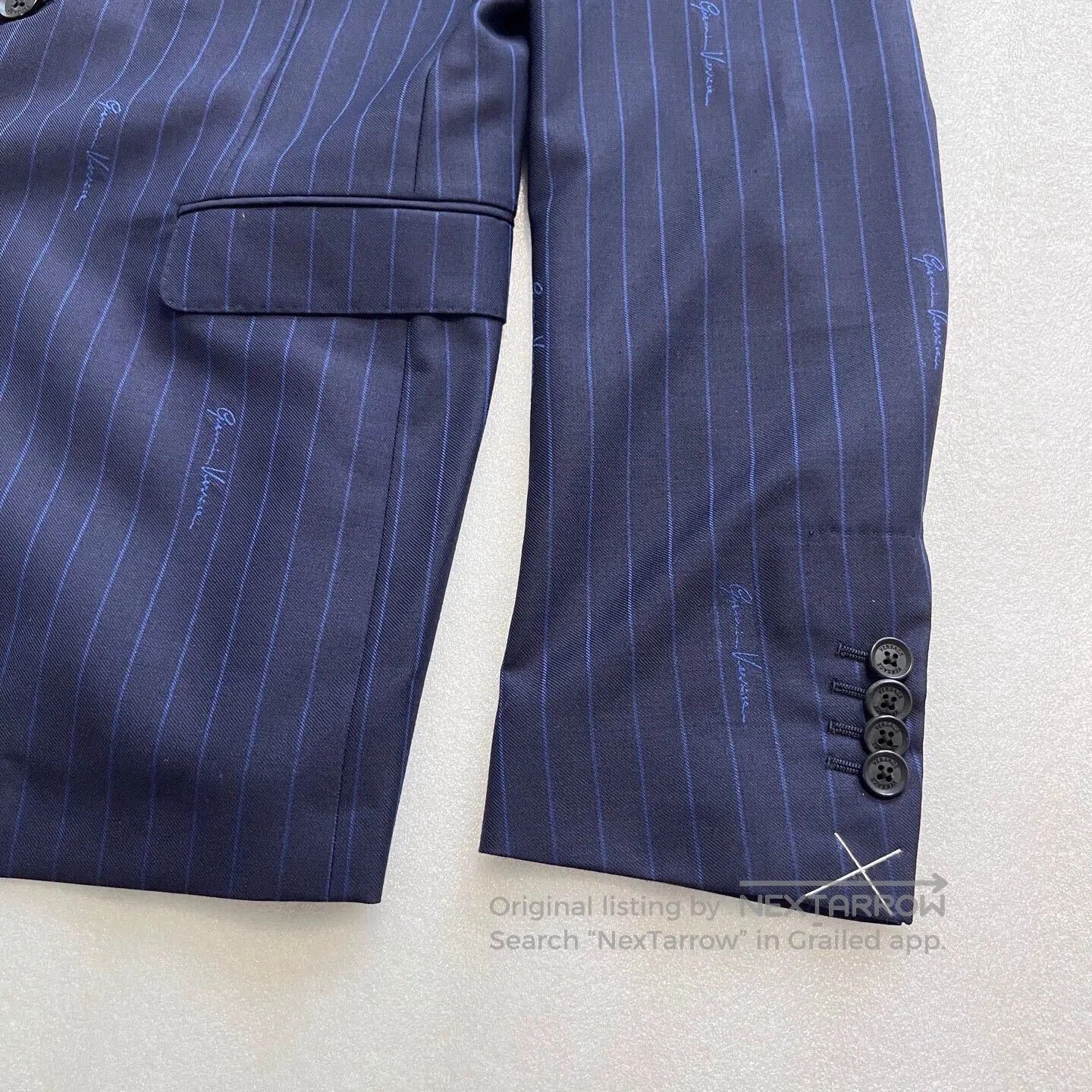 Versace Versace Men's Wool Suit Jacket. Size US M / EU 48-50 / 2 - 3 Thumbnail
