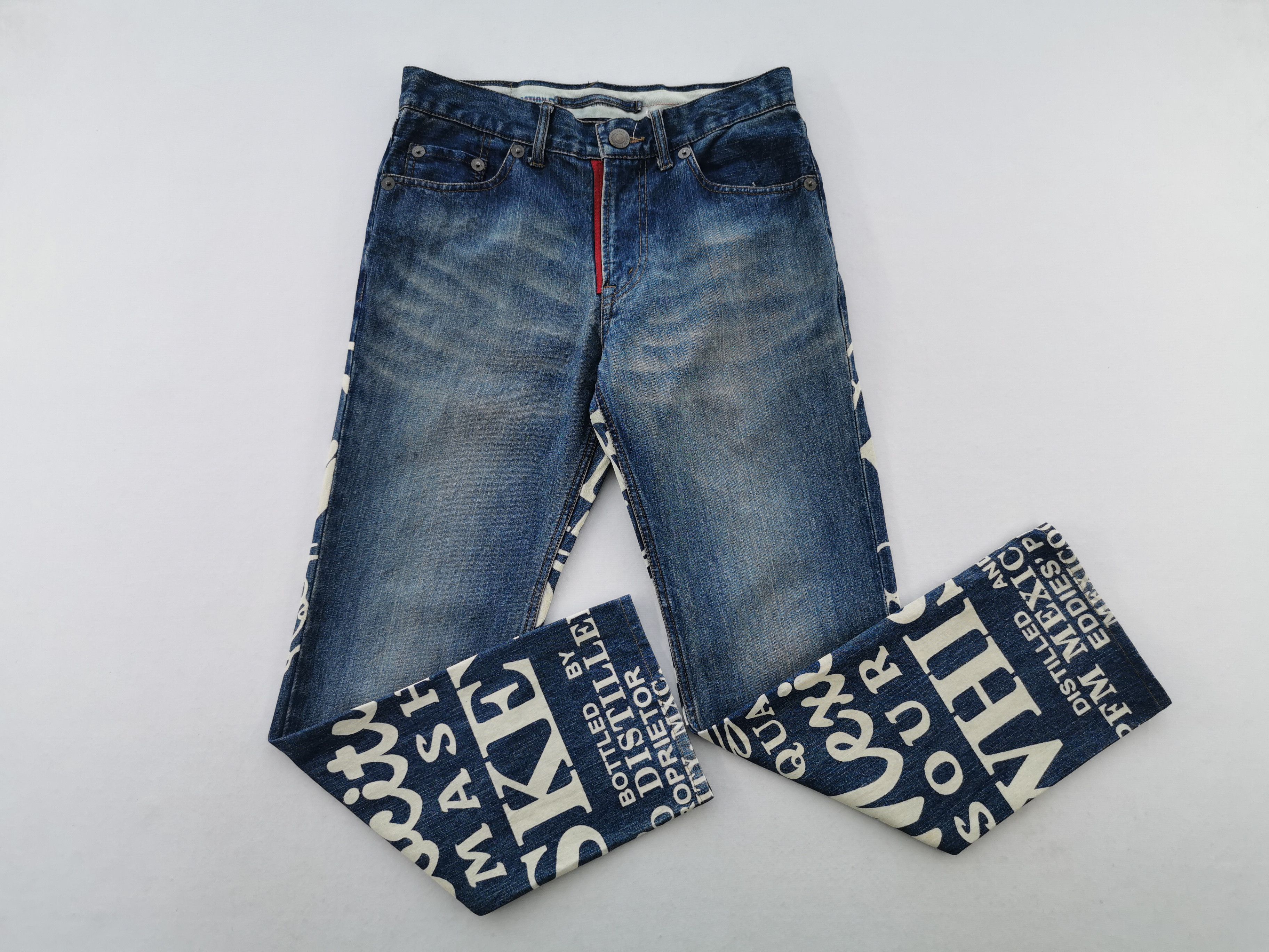 PPFM Vintage 90s PPFM Rock N' Roll Mexico's Old Time Denim Size US 33 - 5 Thumbnail