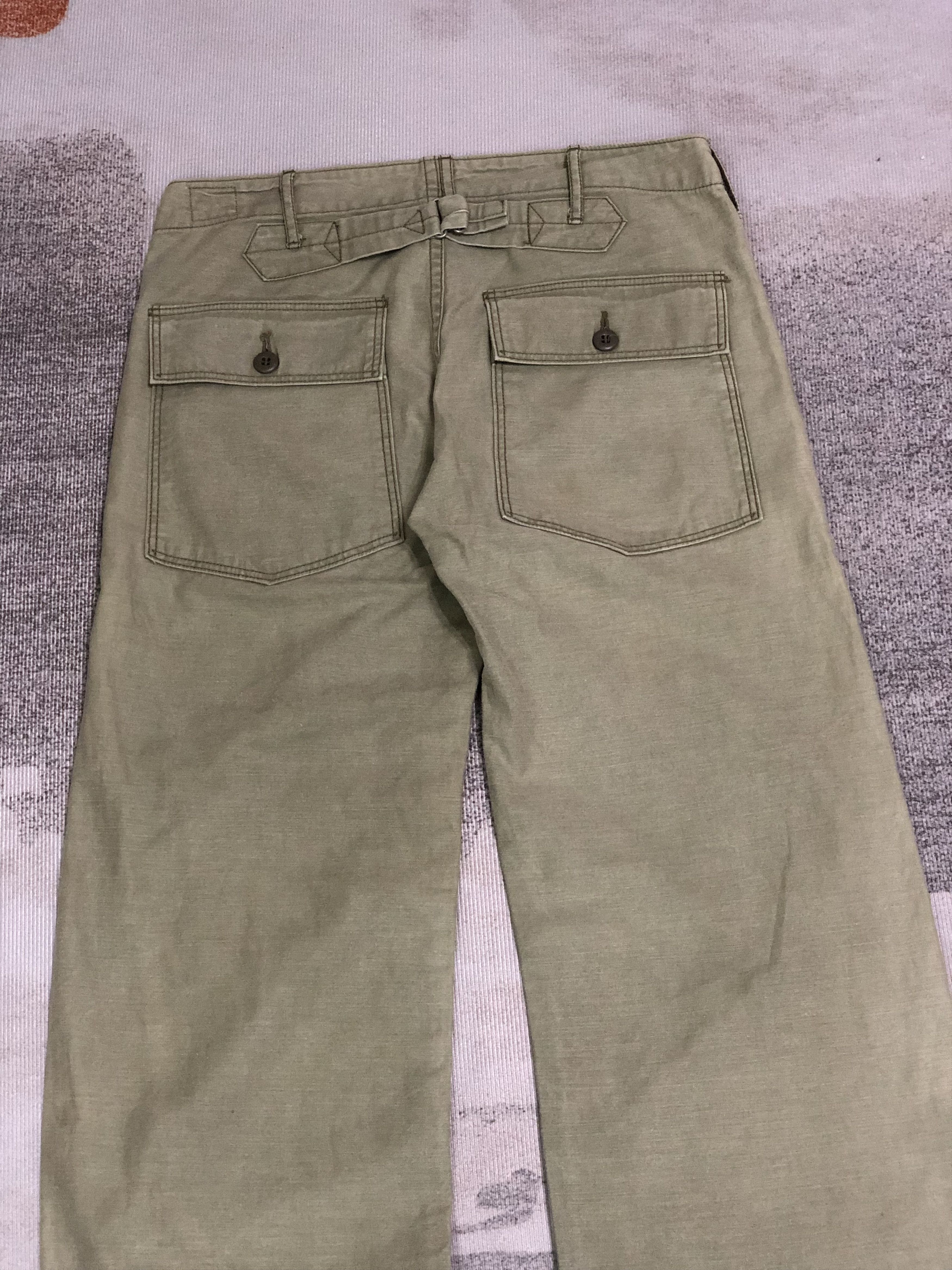 Orslow Orslow Fatigue Buckle Back Military Nice Faded Condition Size US 28 / EU 44 - 10 Thumbnail