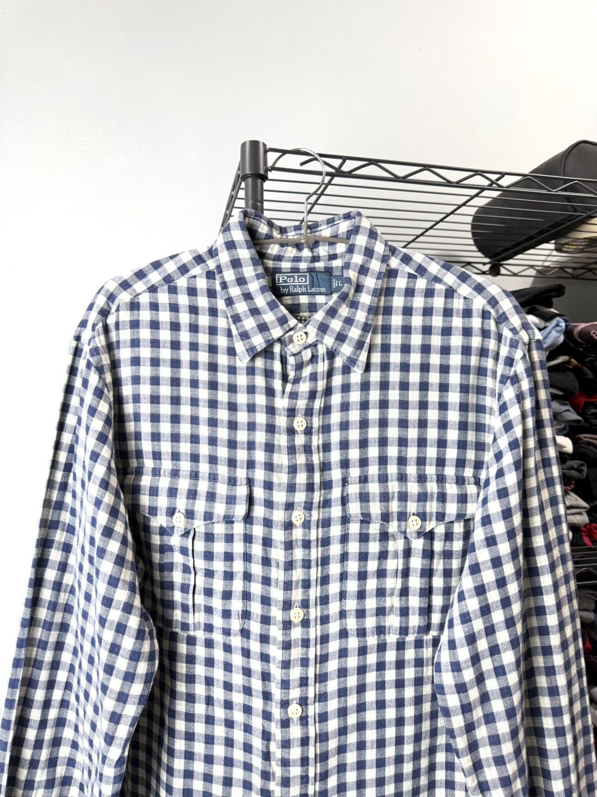 Polo Ralph Lauren Rare Vintage Polo Ralph Lauren Shirt Linen Style Size US L / EU 52-54 / 3 - 2 Thumbnail