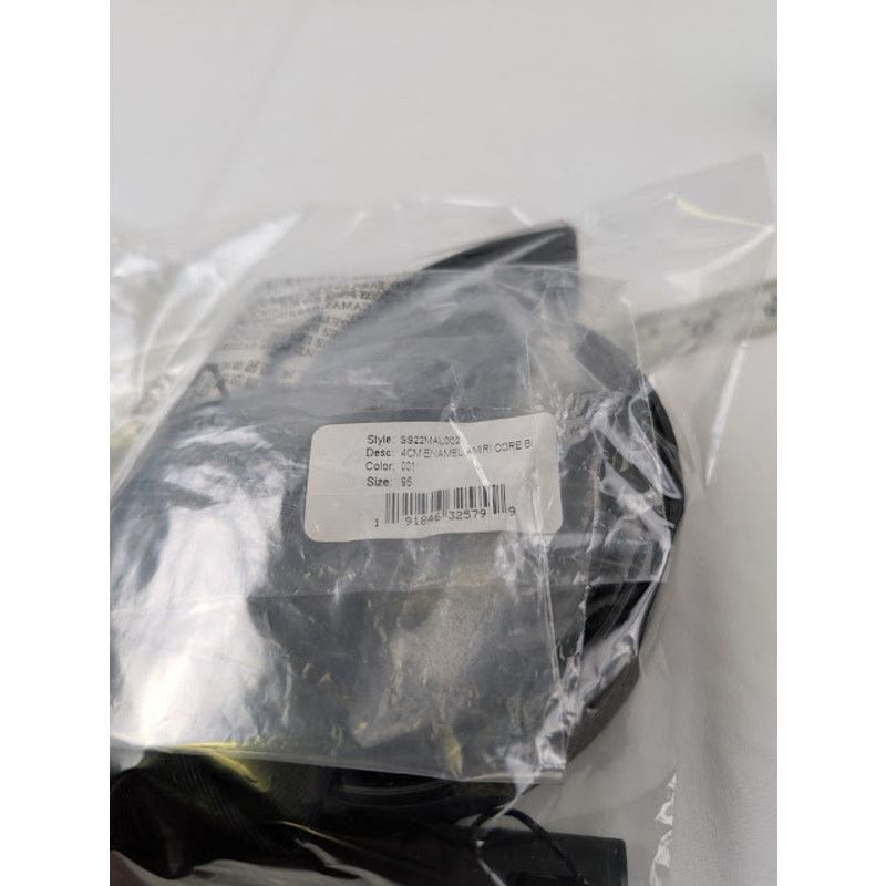 Amiri o1rshd1 Q:2 / Size: 95 / 4CM Enamel Amiri Core Belt in Black Size 38 - 13 Thumbnail