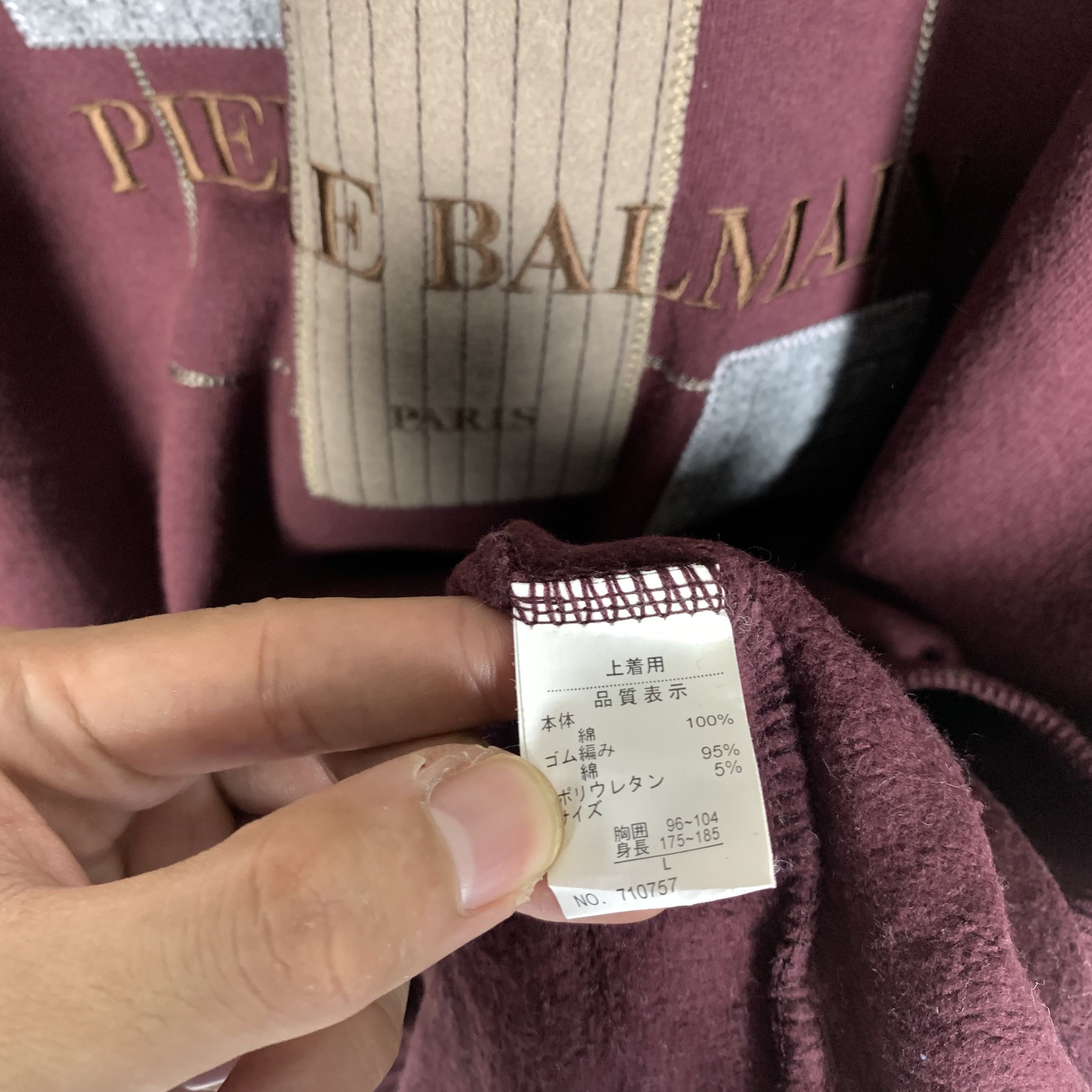 Pierre Balmain Vintage Pierre Balmain Paris Sweatshirt Crewneck Size US M / EU 48-50 / 2 - 5 Thumbnail