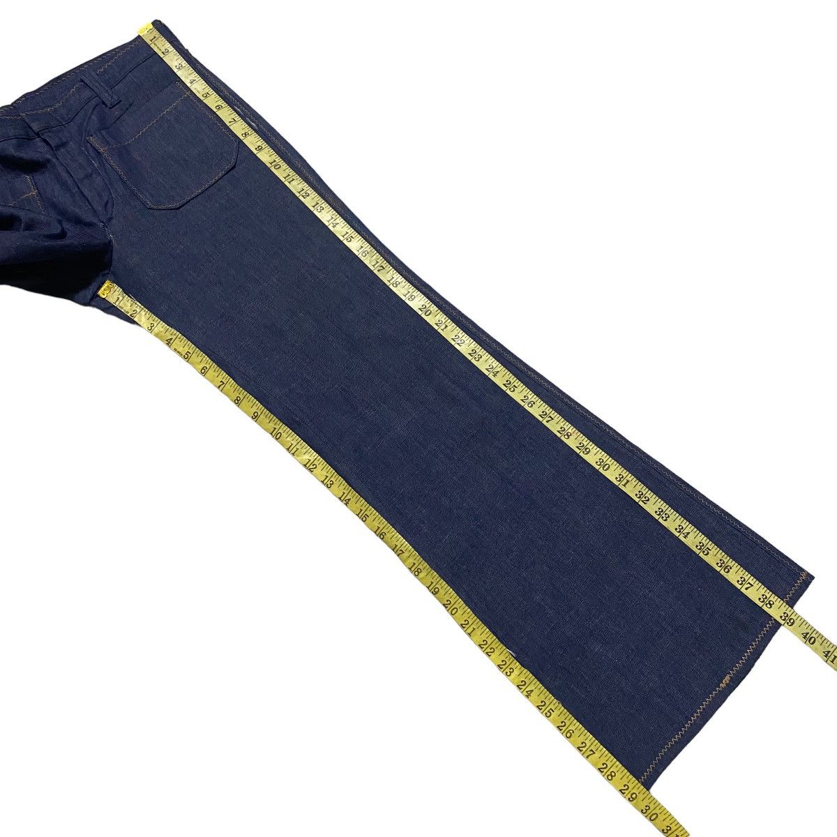 Sears Vintage 60s Sears Kings Road Denim Super Flare Jeans Size US 31 - 18 Thumbnail