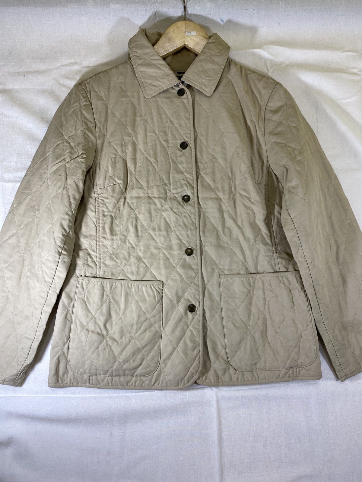 Burberry quilted nova check jacket Size S / US 4 / IT 40 - 1 Thumbnail