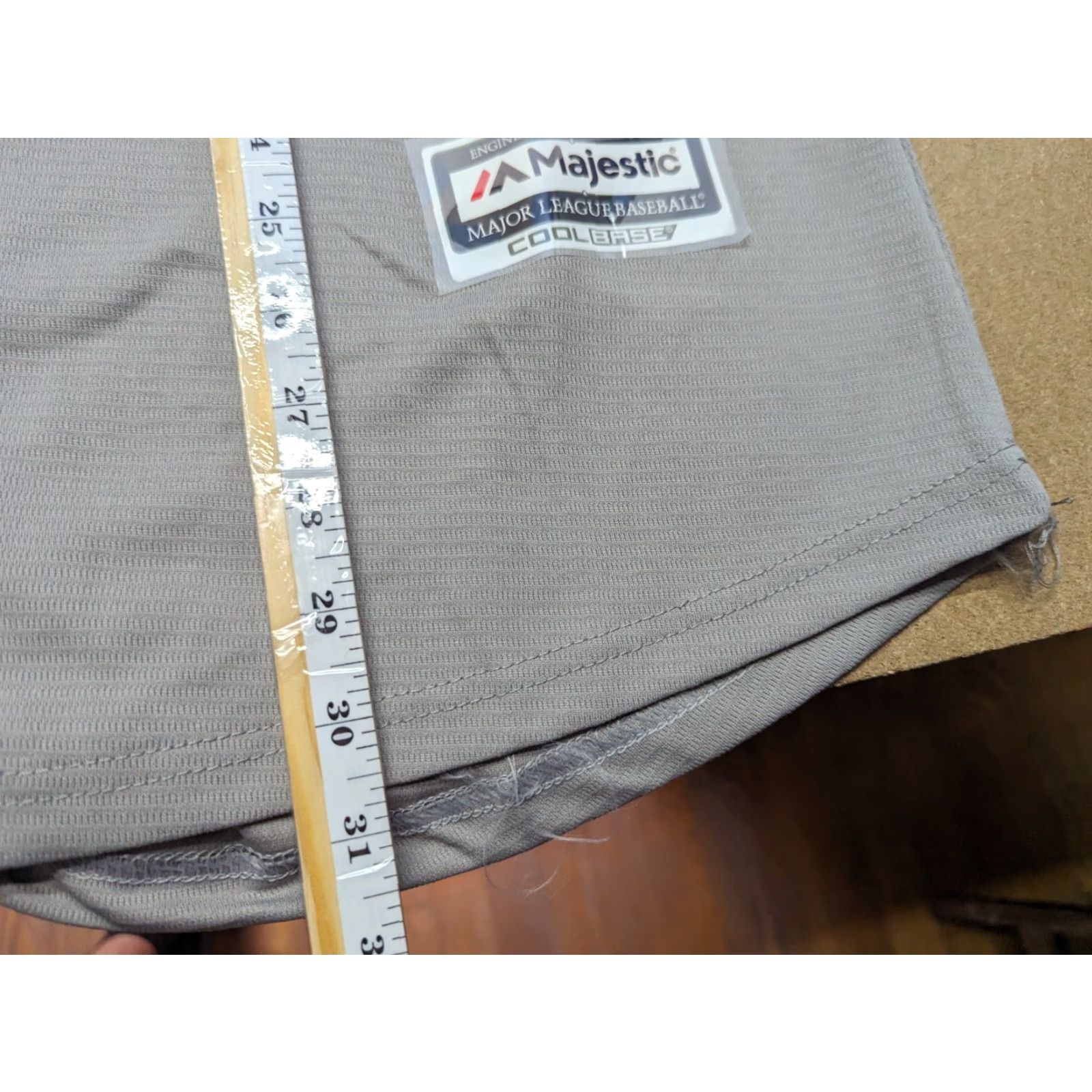 MLB Addington Russell Mens MLB Majestic Cool Base L Gray Jersey #27 Large Chicago Cubs Size US L / EU 52-54 / 3 - 4 Thumbnail