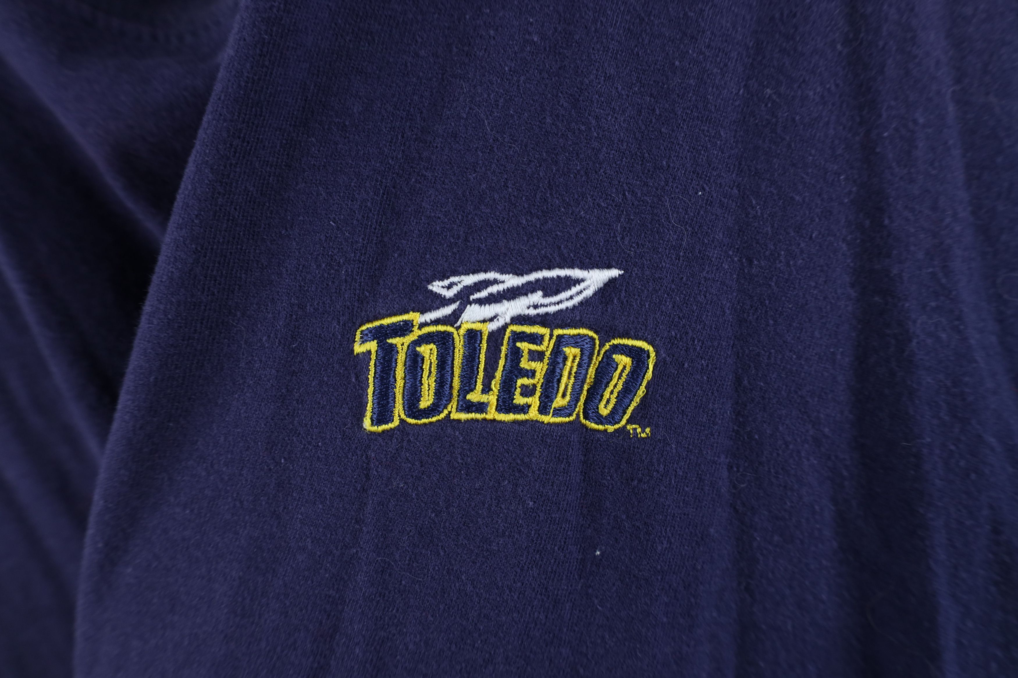 Starter × Vintage Vintage 90s Starter University of Toledo Long Sleeve T-Shirt Size US L / EU 52-54 / 3 - 6 Thumbnail