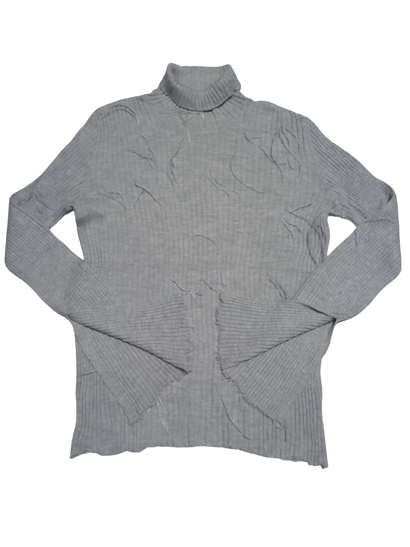 Marques'Almeida Turtleneck Knitwear Feathers Embroidery Size S / US 4 / IT 40 - 1 Thumbnail