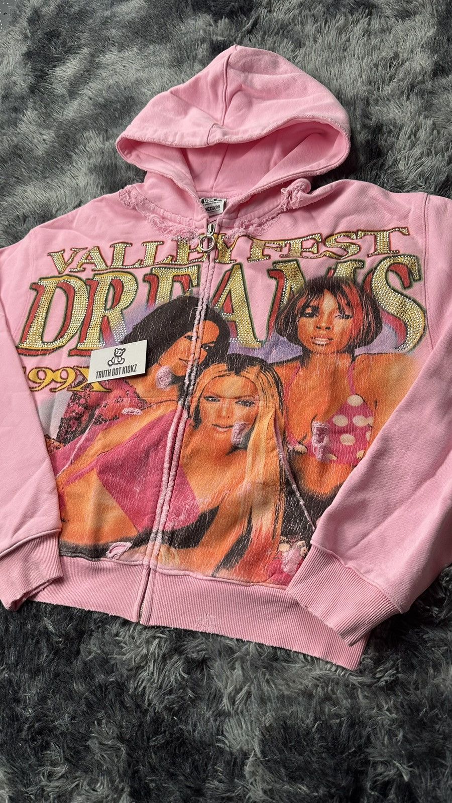 Vale Vale Forever Destiny's Child Hoodie - MEDIUM Size US M / EU 48-50 / 2 - 2 Thumbnail